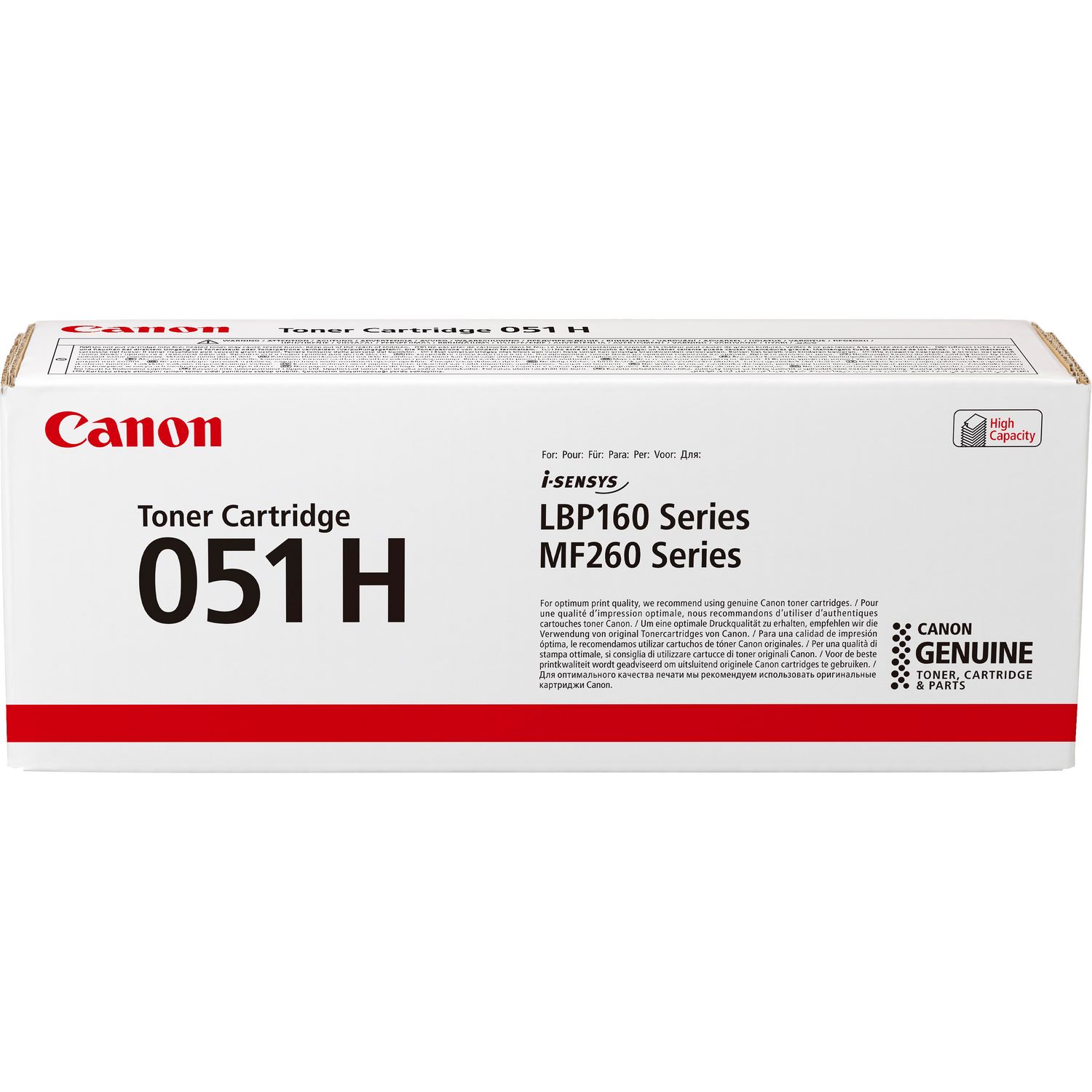 Canon 051hbk Laser Toner Cartridge Black 2169c002 Fusion Office
