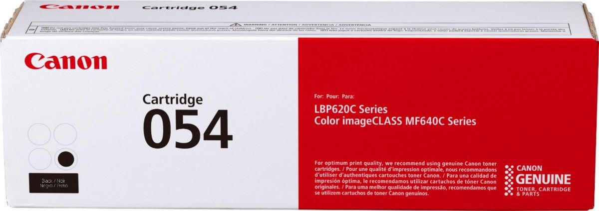 Canon 054bk Black Laser Toner Cartridge 3024c002 Fusion Office