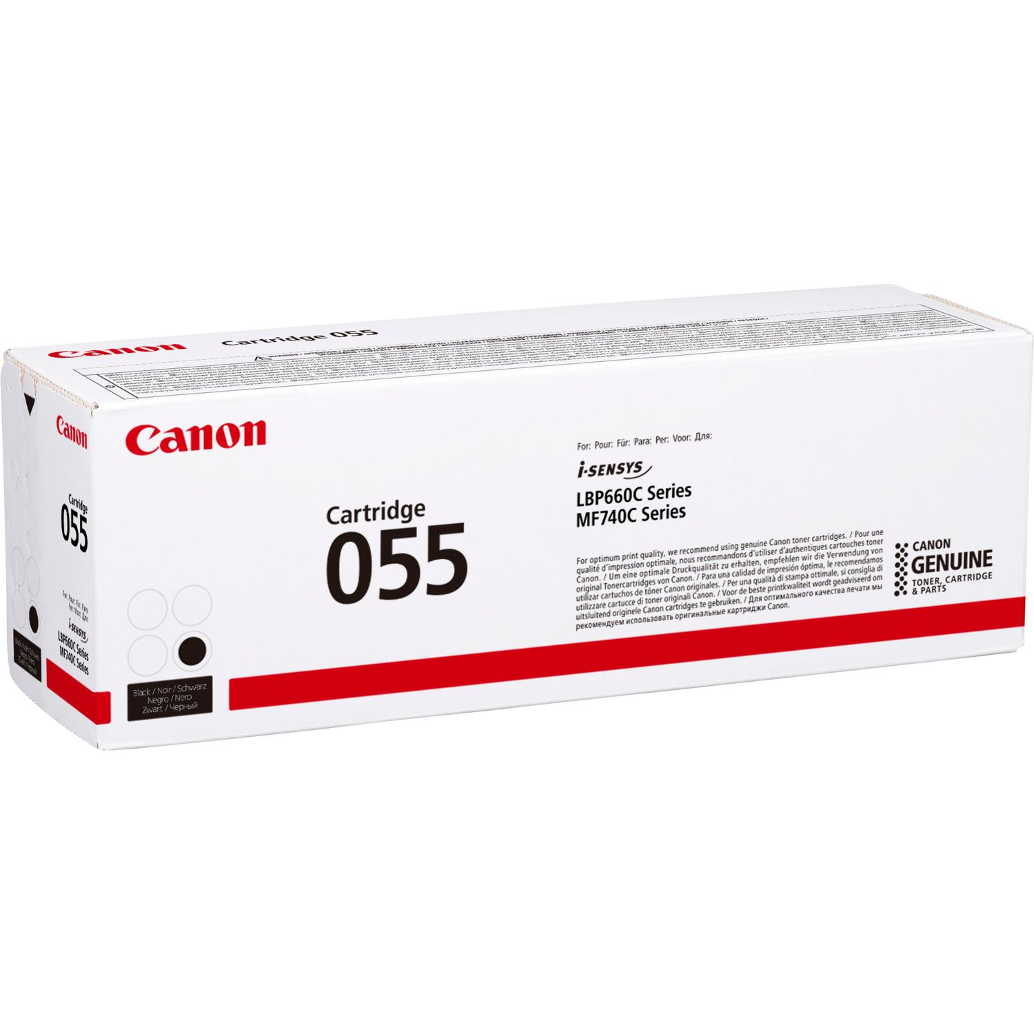 Canon 055bk Black Laser Toner Cartridge 3016c002 Fusion Office