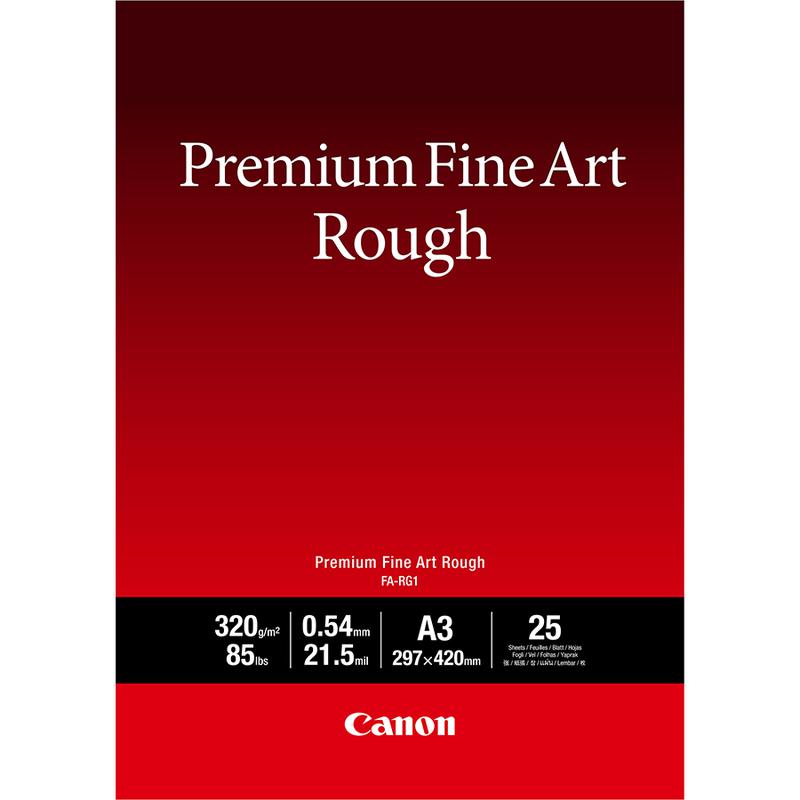 Canon Fa Rg1 Premium Fine Art Rough Paper A3 25 Sheets 4562c003 Fusion Office