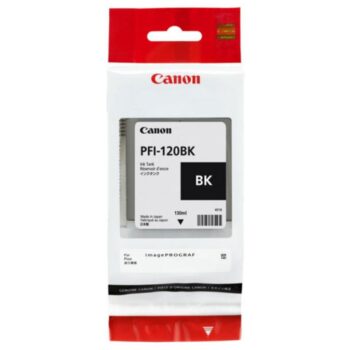 Canon Pfi 120bk Black Inkjet Cartridge 2885c001aa Fusion Office
