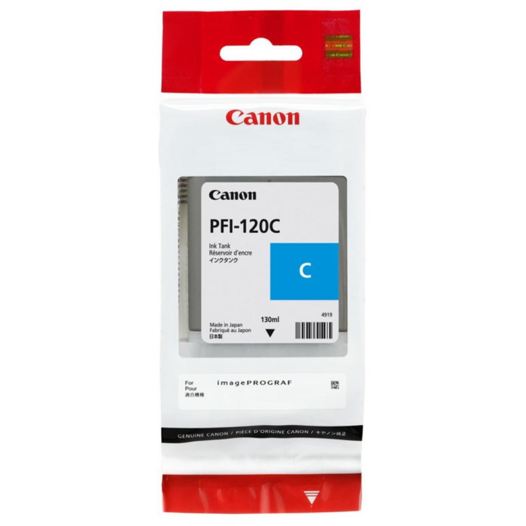Canon Pfi 120c Cyan Inkjet Cartridge 2886c001aa Fusion Office