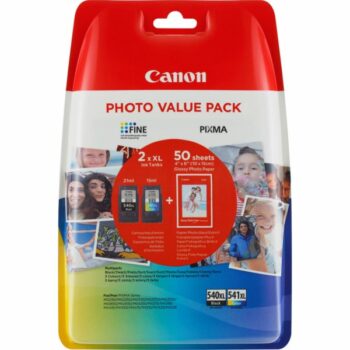 Canon Pg 540l Cl 541xl Inkjet Cartridges Black Colour Photo Value 5224b007 Fusion Office