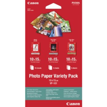 Canon Vp 101 Photo Paper Variety Pack 4×6 20 Sheets 0775b078 Fusion Office