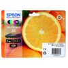 Epson 33 Multipack Inkjet Cartridges Pack 5 C13t33374510 Orange Fusion Office