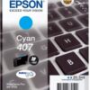 Epson 407 Cyan Inkjet Cartridge C13t07u240 Keyboard Fusion Office