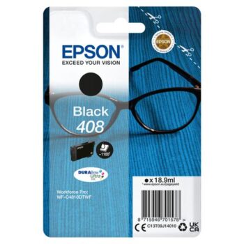 Epson 408 Black Inkjet Cartridge C13t09j14010 Spectacles Fusion Office