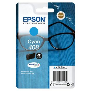 Epson 408 Cyan Inkjet Cartridge C13t09j24010 Spectacles Fusion Office