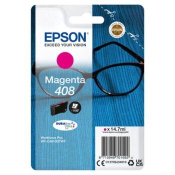 Epson 408 Magenta Inkjet Cartridge C13t09j34010 Spectacles Fusion Office