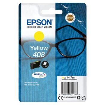 Epson 408 Yellow Inkjet Cartridge C13t09j44010 Spectacles Fusion Office