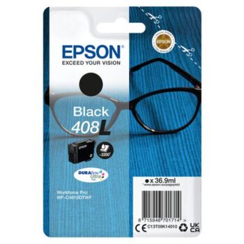 Epson 408l Black Inkjet Cartridge C13t09k14010 Spectacles Fusion Office