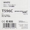 Epson Hdr T596c White Inkjet Cartridge Ultrachrome C13t596c00 Fusion Office