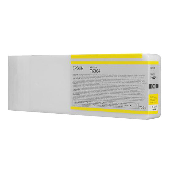 Epson T6364 Yellow Inkjet Cartridge 700ml C13t636400 Fusion Office