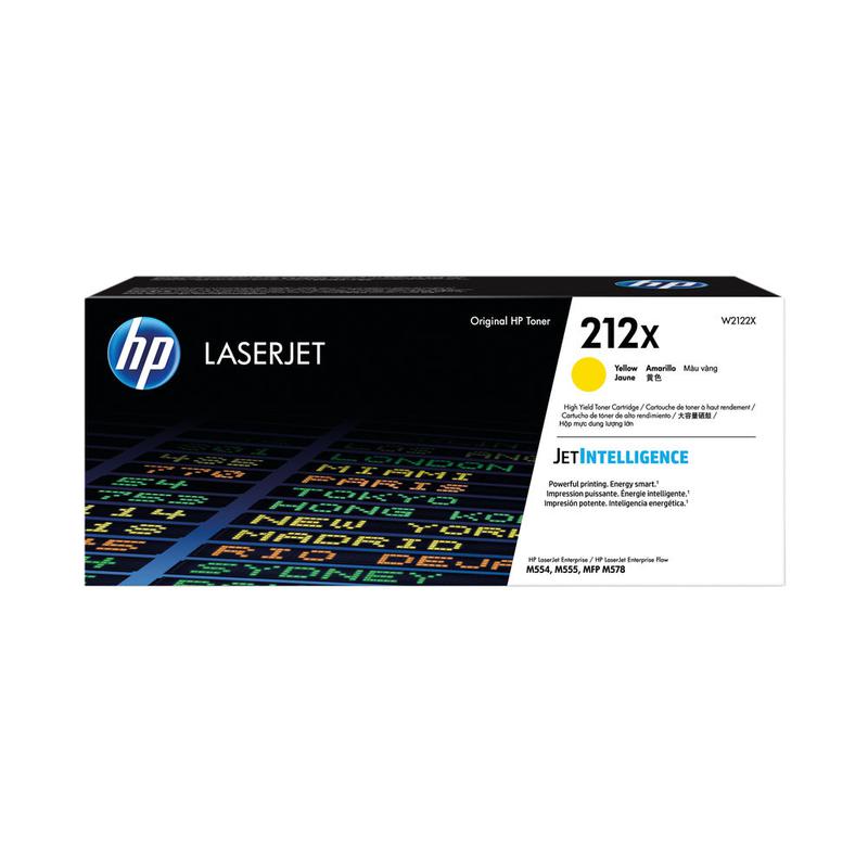 Hp 212x Yellow Laserjet Cartridge Toner W2122x Fusion Office