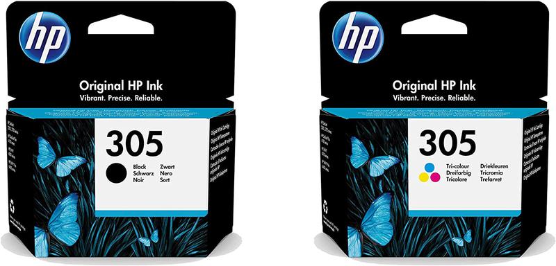 Hp 305 Black Colour Inkjet Cartridges Pack 2 6zd17ae Fusion Office