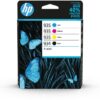 Hp 934 935 4 Inkjet Cartridges Black Cyan Magenta Yellow 6zc72ae Fusion Office