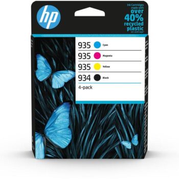 Hp 934 935 4 Inkjet Cartridges Black Cyan Magenta Yellow 6zc72ae Fusion Office