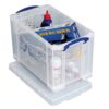 Really Useful Storage Box Clear 24 Litres 24C