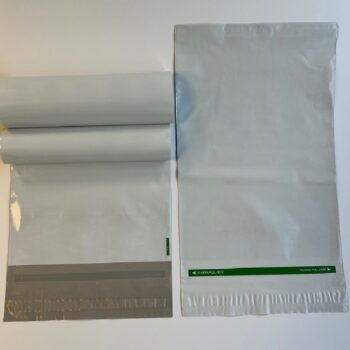 Polythene White Mailers 165mm x 240mm 75mic - Pack 100