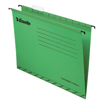 Esselte Suspension Files Green Foolscap 90337 - Pack 25