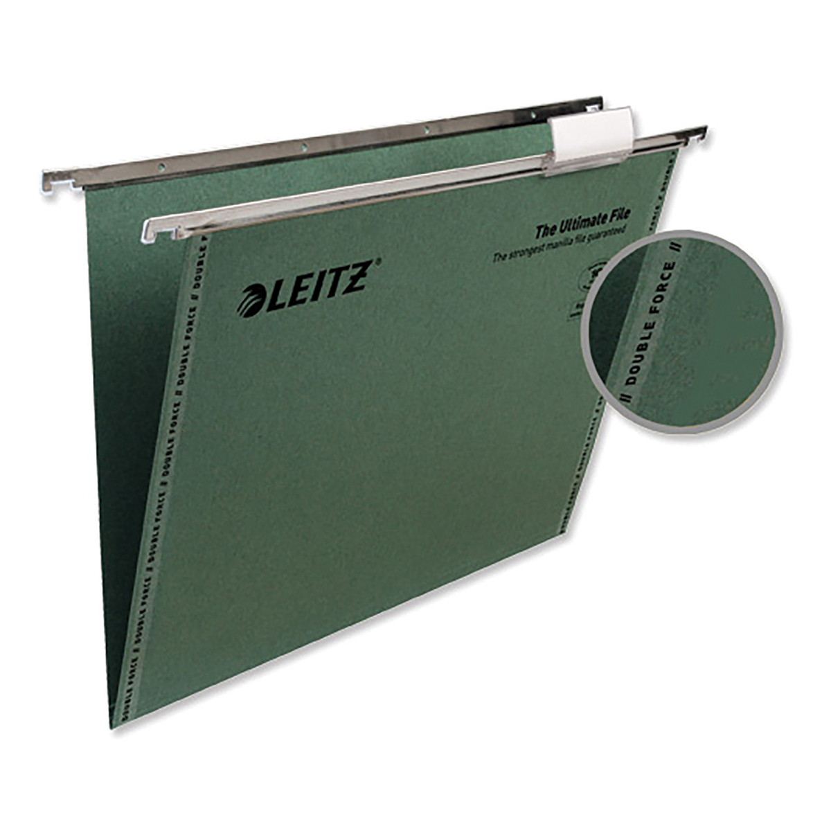 Leitz Ultimate Suspension Files Green Foolscap 17440055 - Pack 50