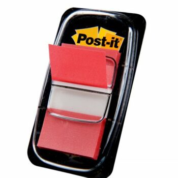 3M 680-1 Post-it Index Medium Flags Red 50 Flags - Pack 12