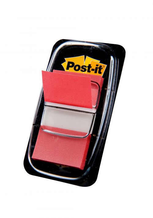 3M 680-1 Post-it Index Medium Flags Red 50 Flags - Pack 12