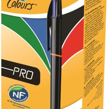 BIC 4-Colours Pro Ball Pens 902129 - Pack 12
