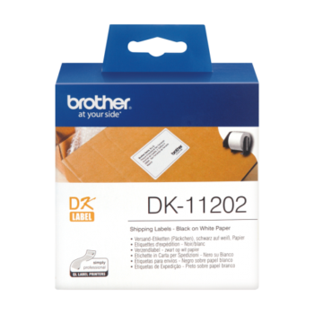 Brother DK-11202 Label Roll 62x100mm - 300 Labels DK11202