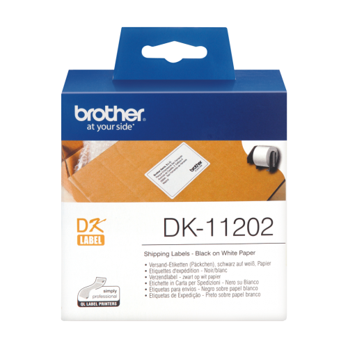 Brother DK-11202 Label Roll 62x100mm - 300 Labels DK11202