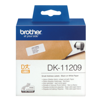 Brother DK-11209 Label Roll 29x62mm - 800 Labels DK11209