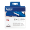 Brother DK-22210 Black on White Paper Label Roll 29mmx30.48m DK22210