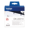 Brother DK-22214 Black on White Paper Label Roll 12mmx30.48m DK22214