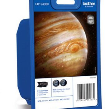 Brother Inkjet Cartridge Black LC-1240BKBP2 - Twin Pack