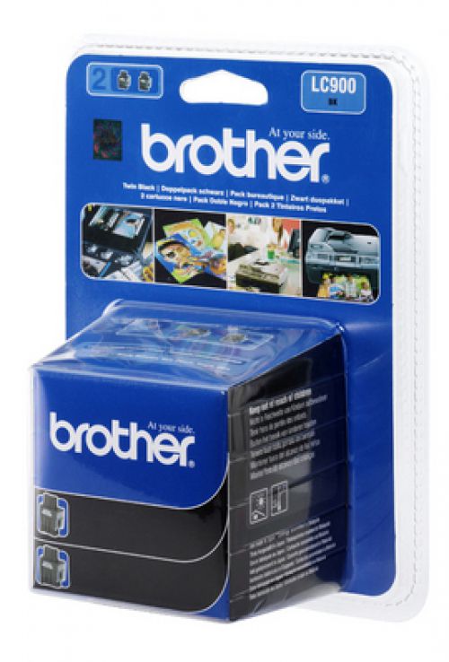 Brother Inkjet Cartridge Black LC-985BKBP2 - Twin Pack