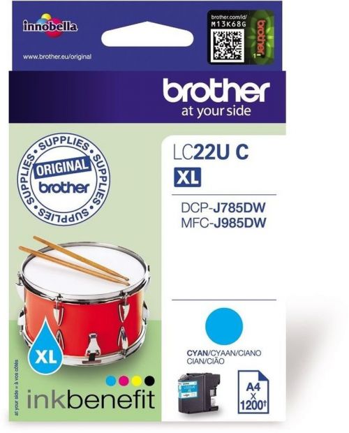 Brother Inkjet Cartridge Cyan LC-22UC LC22UC