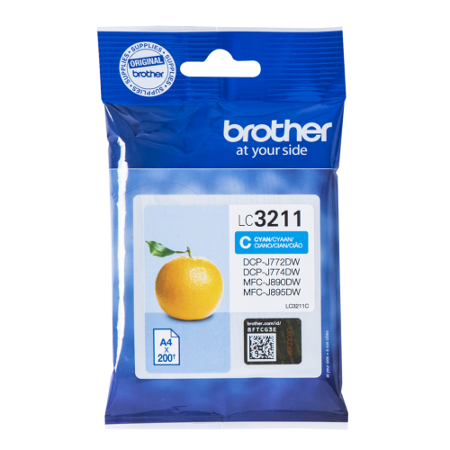 Brother Inkjet Cartridge Cyan LC-3211C LC3211C