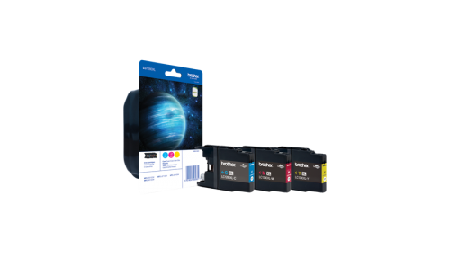 Brother Inkjet Cartridges Rainbow Cyan / Magenta / Yellow LC-1280XLRBWBP