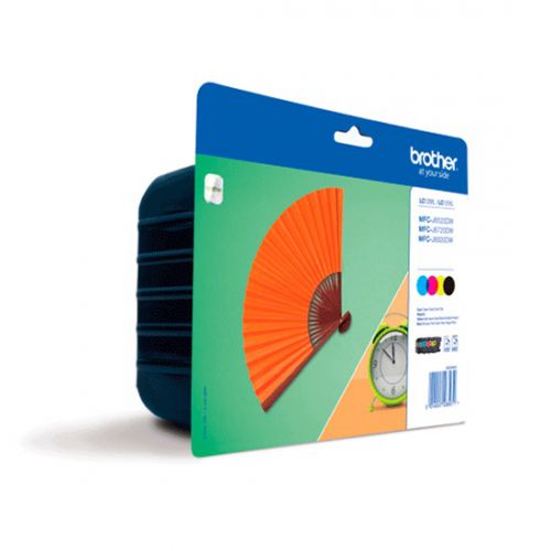 Brother Inkjet Cartridges Value Black / Cyan / Magenta / Yellow LC-129XLVALBP