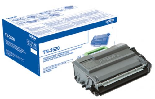 Brother Laser Toner Cartridge Black TN-3520 TN3520