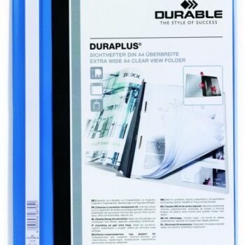Durable Duraplus Blue Document Folder A4 257906 - Pack 25