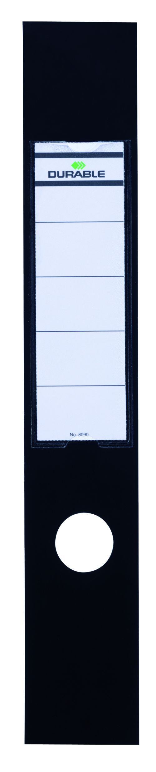 Durable Ordofix Spine Labels Black 809001 - Pack 10