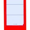 Durable Ordofix Spine Labels Red 809003 - Pack 10