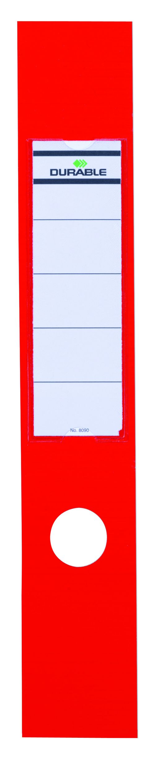 Durable Ordofix Spine Labels Red 809003 - Pack 10