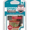 DYMO D1 Durable Label White on Red 1978366 12mm x 3m - Each