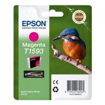 Epson Inkjet Cartridge Magenta C13T159340 T1593 Kingfisher