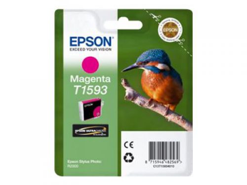 Epson Inkjet Cartridge Magenta C13T159340 T1593 Kingfisher