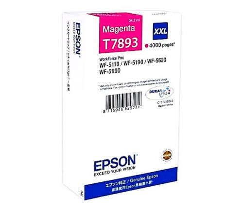 Epson Inkjet Cartridge Magenta C13T789340 T7893 XXL