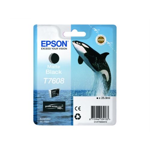 Epson Inkjet Cartridge Matte Black C13T760840 Killer Whale