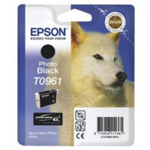 Epson Inkjet Cartridge Photo Black T0961 C13T096140 Husky